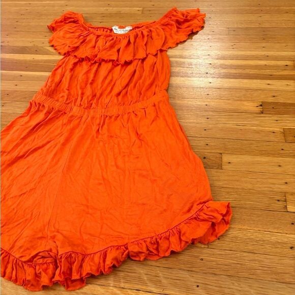 Miss Selfridge orange elastic stretch romper NWT - Picture 2 of 5